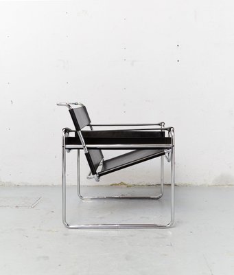 B3 Wassily Chair by Marcel Breuer for Gavina, 1970s for sale at Pamono