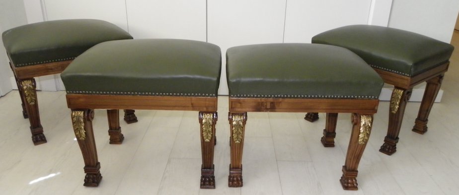 British Will Iv Style Banquettes 1950s Set Of 4 For Sale At Pamono