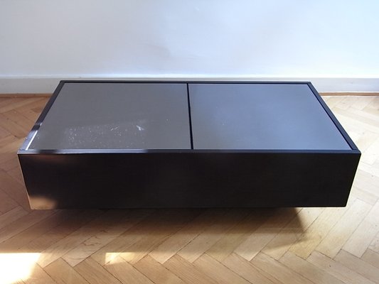 Vintage Coffee Table With Bar Compartment For Sale At Pamono