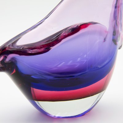 Vetri D Arte Murano Glass Seashell Dish By Flavio Poli For Seguso