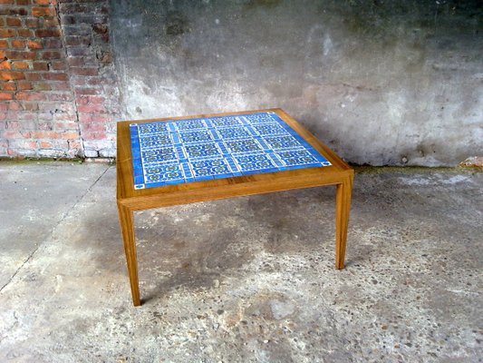 Tiled Coffee Table By Severin Hansen Jr For Royal Copenhagen 1955 For Sale At Pamono