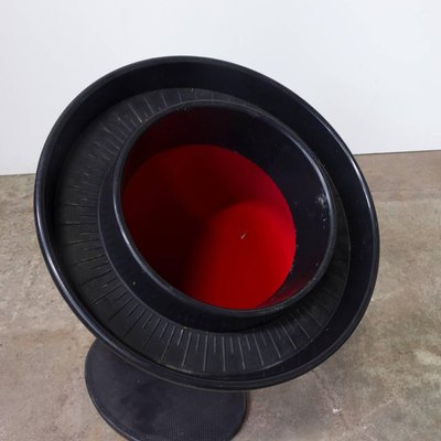 Conical Plastic Wastepaper Basket by Angelo Cortesi & Sergio