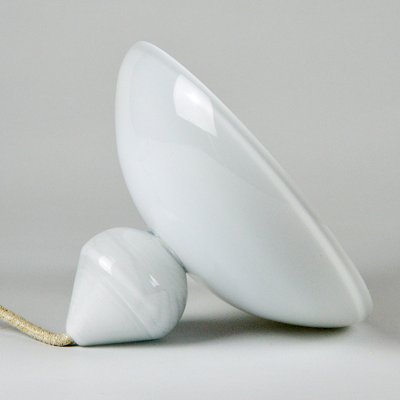 ellipse glass table lamp