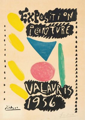 Pablo Picasso, Rare Hand-Signed Lithograph, Vallauris 1956 for