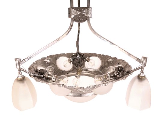 Art Deco French Bronze Ceiling Lamp 1930s For Sale At Pamono