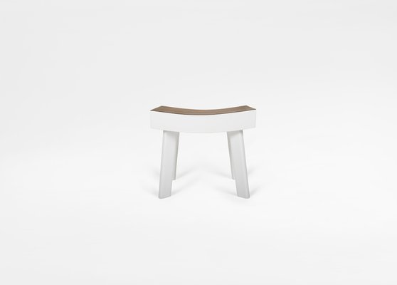 Ipe Stool With Painted Trim By Luca Nichetto For Mabeo For Sale At