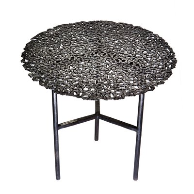 Brass outdoor cheap side table