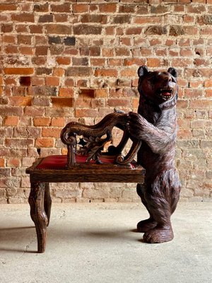 Black Forest Carved Bear Armchair 1875 For Sale At Pamono