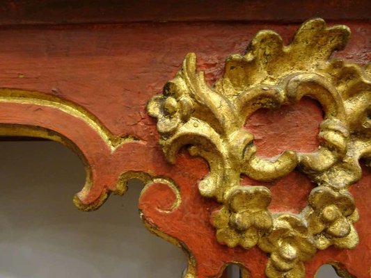 Triptyque Horloge Baroque En Laiton Avec Candélabres - Style XIXe Siècle