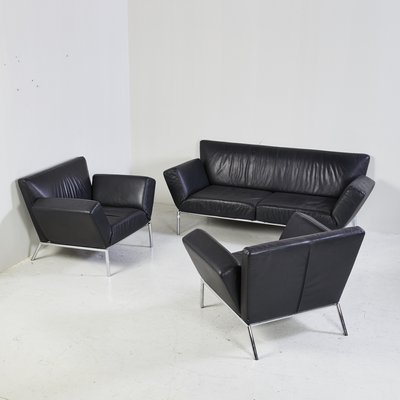 Black Leather Sofa Set From Cor For, Black And White Leather Sofa Set