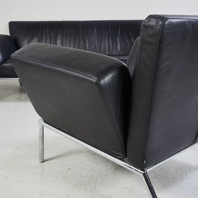 Black Leather Sofa Set From Cor For At Pamono Black Leather Sofa Set From Cor For, White And Black Leather Sofa Set