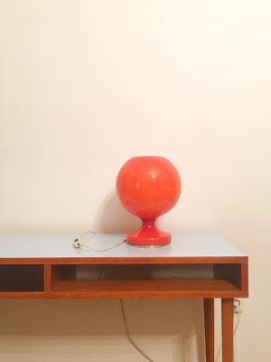 Lampe De Bureau Vintage En Verre Rouge Par Stepan Tabera Pour Opp Jihlava En Vente Sur Pamono