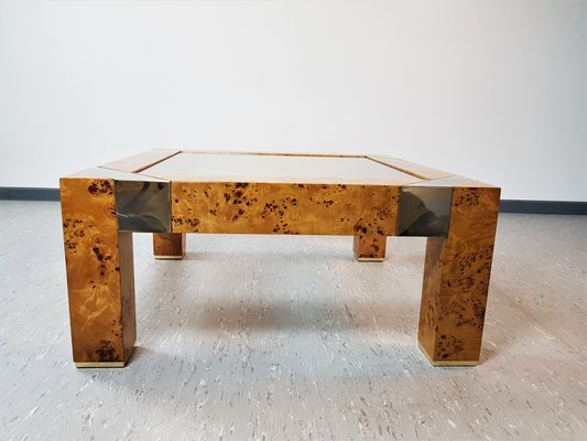 Burl Coffee Table by Milo Baughman 1970s for sale at Pamono