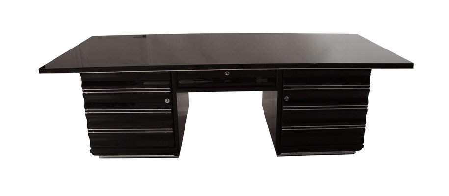 Large Art Deco Desk 1930s For Sale At Pamono