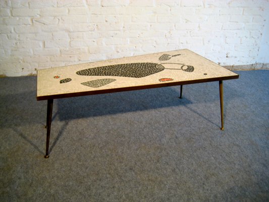 Mid Century Mosaic Coffee Table 1950s For At Pamono Mid Century Mosaic Coffee Table 1950s 3