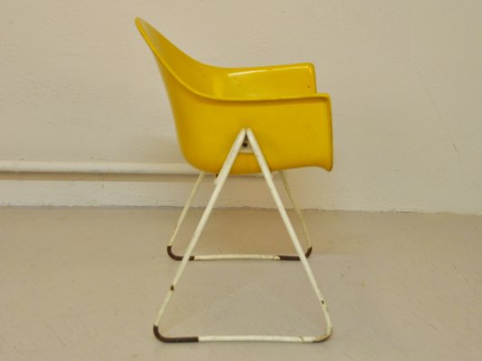 yellow children's chair