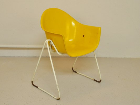 yellow children's chair