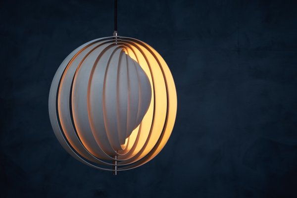 Danische Mid Century Moonlight Hangelampe Von Verner Panton Bei Pamono Kaufen 