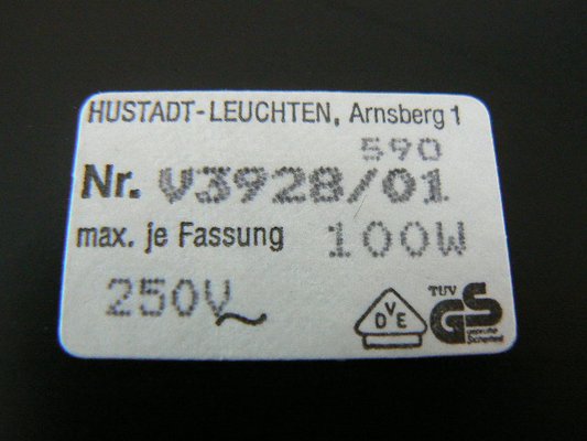 German Vintage Desk Lamp Hustadt Leuchten Arnsberg, 1970's German Vintage Desk Lamp Hustadt Leuchten Arnsberg, 1970's