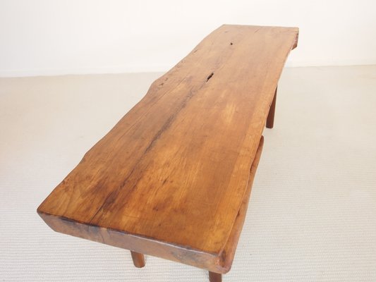 Mid Century Wooden Slab Coffee Table From Reynolds Of Ludlow For Mid Century Wooden Slab Coffee Table From Reynolds Of Ludlow 5