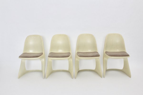 Casalino Plastic Chairs By Alexander Begge For Casala Set Of 4 Casalino Plastic Chairs By Alexander Begge For Casala Set Of 4 1