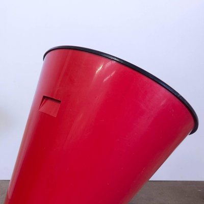 Conical Plastic Wastepaper Basket by Angelo Cortesi & Sergio