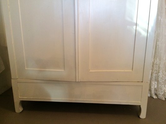 Antique White Wardrobe For Sale At Pamono