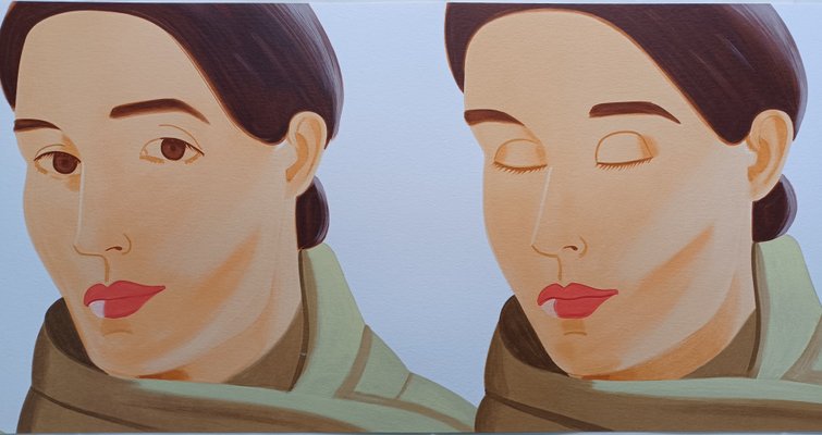 Alex Katz, Eyes Open Eyes Closed, 2017, Silkscreen in 36