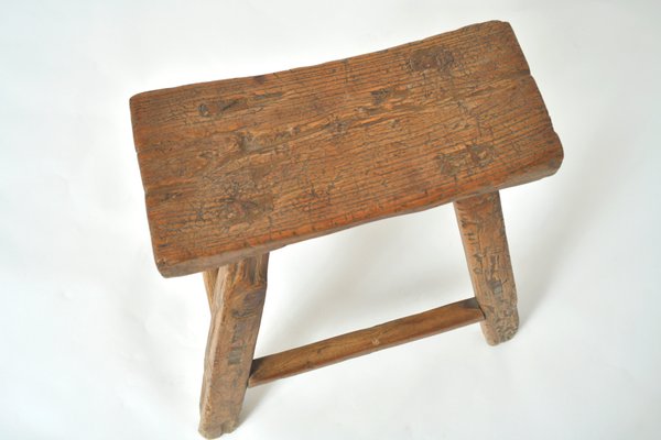 Antique Chinese Wooden Saddle Stool For Sale At Pamono