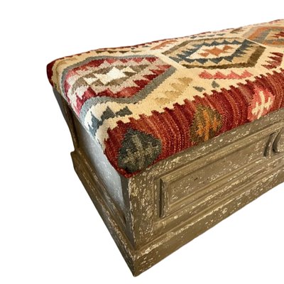 Kilim ottoman restoration on sale hardware