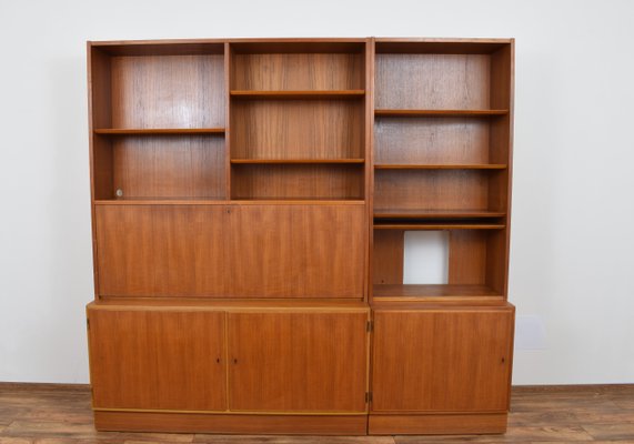 Danish Teak Wall Units From Hundevad Co 1960s Set Of 2 For