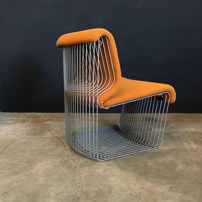 Side Table & 3 Pantonova Chairs by Verner Panton for Fritz Hansen