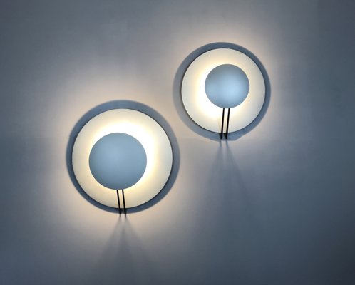 Cesaroamp; Ci Appliques Par De Tre Luce1980sSet 2 Pour Vintage Amico Murales Vega SzVUMp