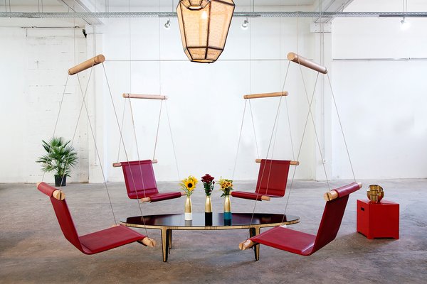 Trapeze Swing Chair by Nayef Francis for sale at Pamono