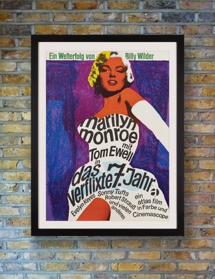 The Seven Year Itch Film Poster By Dorothea Fischer Nosbisch 1966 For Sale At Pamono