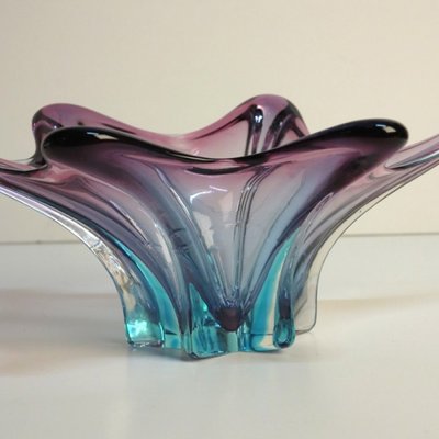 Large Vintage Murano Glass Bowl 1950s for sale at Pamono
