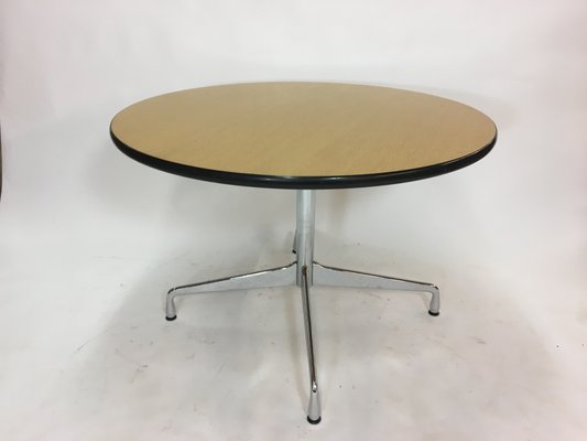 Vintage Circular Dining Table By Charles Ray Eames For Vitra Vintage Circular Dining Table By Charles Ray Eames For Vitra