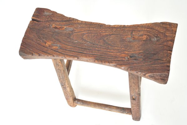 Antique Chinese Wooden Saddle Stool For Sale At Pamono