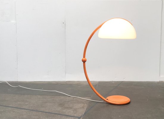 Mid-Century Italian Space Age Serpente Floor Lamp by Elio 