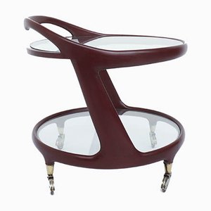 Italian Round Serving Coffee Table by Cesare Lacca for Cesare Lacca, 1950s