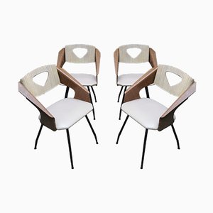 Chairs by Carlo Ratti, 1950s, Set of 6