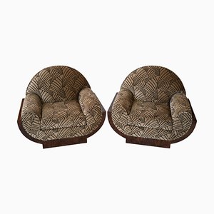 Set of Art Déco Chairs, France, 1930s