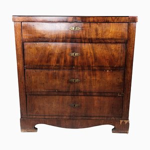 Empire Chest of Drawers with Four Mahogany Drawers, 1840s