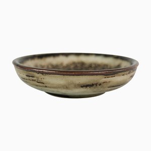 No. 21567 Stoneware Bowl in Brown Colors by Gerd Bøgelund for Royal Copenhagen