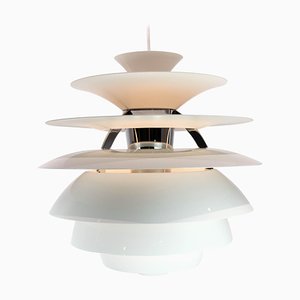PH Snowball Lamp with White Lacquered Shades by Poul Henningsen for Louis Poulsen