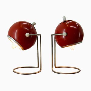 Mid-Century Table Lamps, 1970s, Set of 2