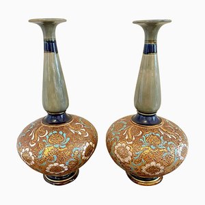 Antique Vases from Royal Doulton, Set of 2