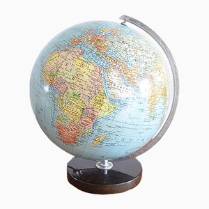 Globo terráqueo iluminado de EN Columbus Globus Ehapa, Denmark, años 50