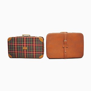 Valises Marron, 1950s, Set de 2