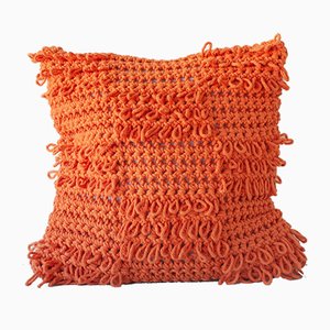 Cojín Textures from the Loom naranja de Com Raiz